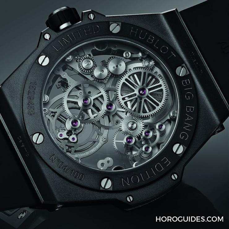 HUBLOT - BIG BANG - 419.CI.0170.RX - HUBLOT 宇舶 BIG BANG TOURBILLON Magic Black 魔力黑陀飛輪腕錶