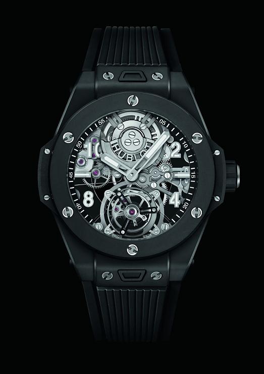 HUBLOT - BIG BANG - 419.CI.0170.RX - 開創高性能複雜功能腕錶的全新面貌  宇舶大爆炸系列魔力黑陶瓷陀飛輪腕錶
