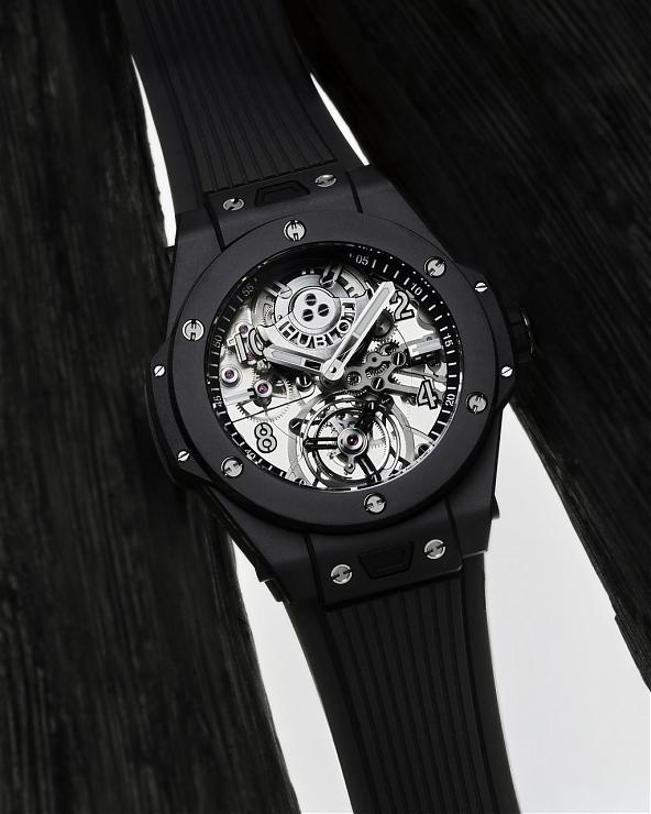 HUBLOT - BIG BANG - 419.CI.0170.RX - 開創高性能複雜功能腕錶的全新面貌  宇舶大爆炸系列魔力黑陶瓷陀飛輪腕錶