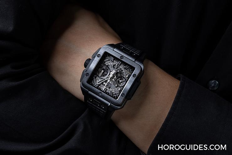 HUBLOT - 宇舶推出高階運動方形錶 Square Bang Unico計時碼錶 卓越工藝盡在方寸之間