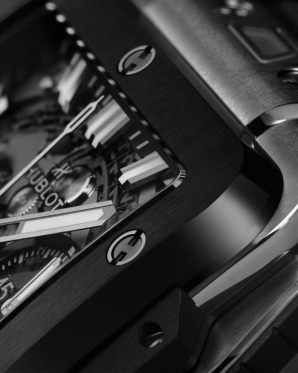 HUBLOT - SQUARE BANG - 821.OM.0180.RX - HUBLOT大爆炸宇宙魔方 Square Bang Unico開啟方形高級運動錶新次元