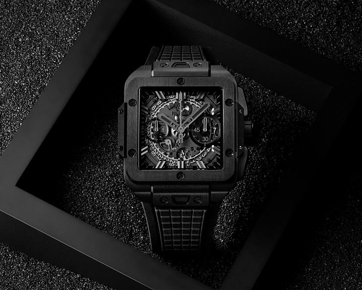 HUBLOT - SQUARE BANG - 821.OM.0180.RX - HUBLOT大爆炸宇宙魔方 Square Bang Unico開啟方形高級運動錶新次元