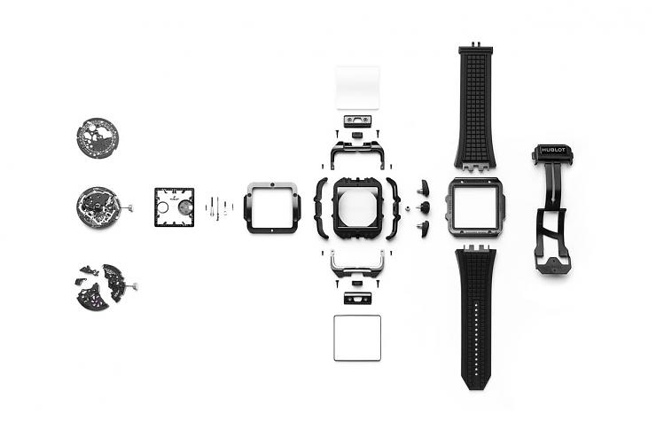 HUBLOT - SQUARE BANG - 821.NX.0170.RX - HUBLOT宇舶Square Bang Unico計時碼錶│從設計到機芯 每個細節都是技術力