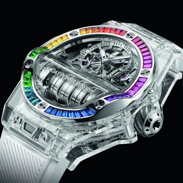 HUBLOT - BIG BANG - 429.JY.0120.RT - HUBLOT藍寶石不只晶透亮 還有螢光黃SAXEM滿滿科技含量