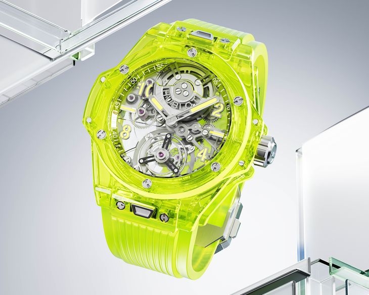HUBLOT - BIG BANG - 429.JY.0120.RT - HUBLOT藍寶石不只晶透亮 還有螢光黃SAXEM滿滿科技含量