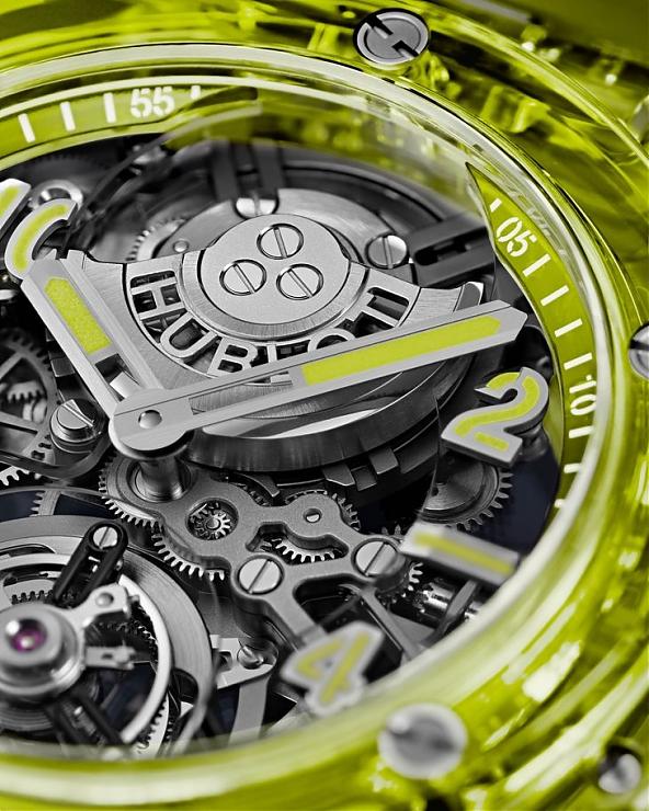 HUBLOT - BIG BANG - 429.JY.0120.RT - HUBLOT藍寶石不只晶透亮 還有螢光黃SAXEM滿滿科技含量