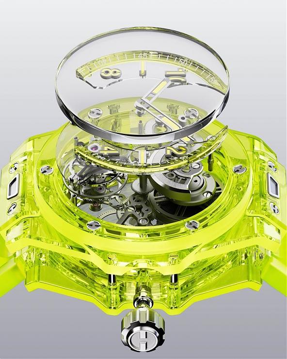 HUBLOT - BIG BANG - 429.JY.0120.RT - HUBLOT藍寶石不只晶透亮 還有螢光黃SAXEM滿滿科技含量
