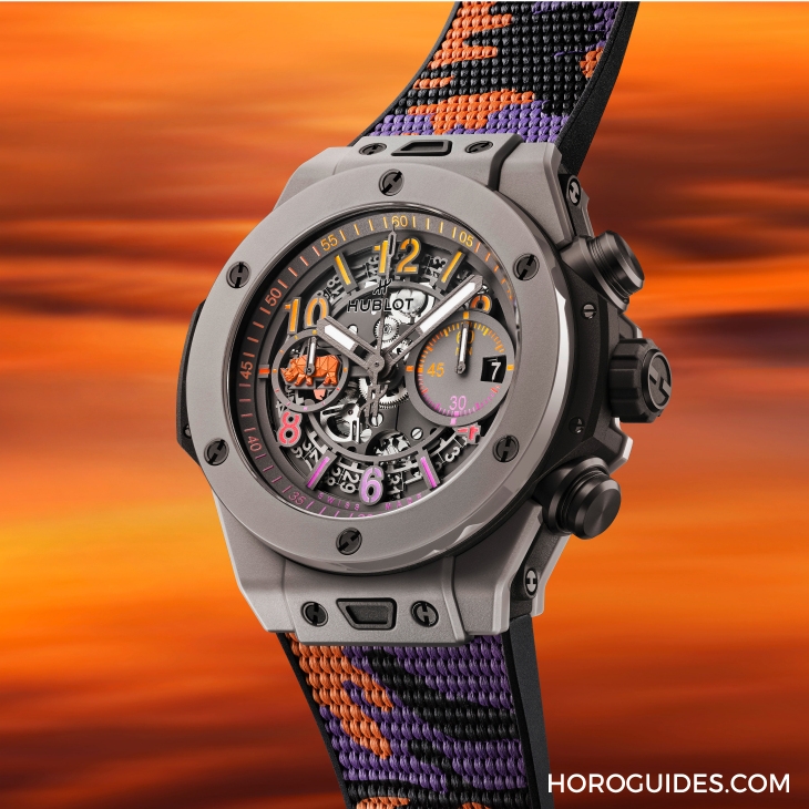 HUBLOT - BIG BANG - 421.FX.8099.NR.SOA23 - 舉手秀愛心 加入保護犀牛行動 Big Bang Unico SORAI犀牛灰限量錶