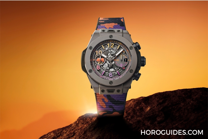 HUBLOT - BIG BANG - 421.FX.8099.NR.SOA23 - 舉手秀愛心 加入保護犀牛行動 Big Bang Unico SORAI犀牛灰限量錶