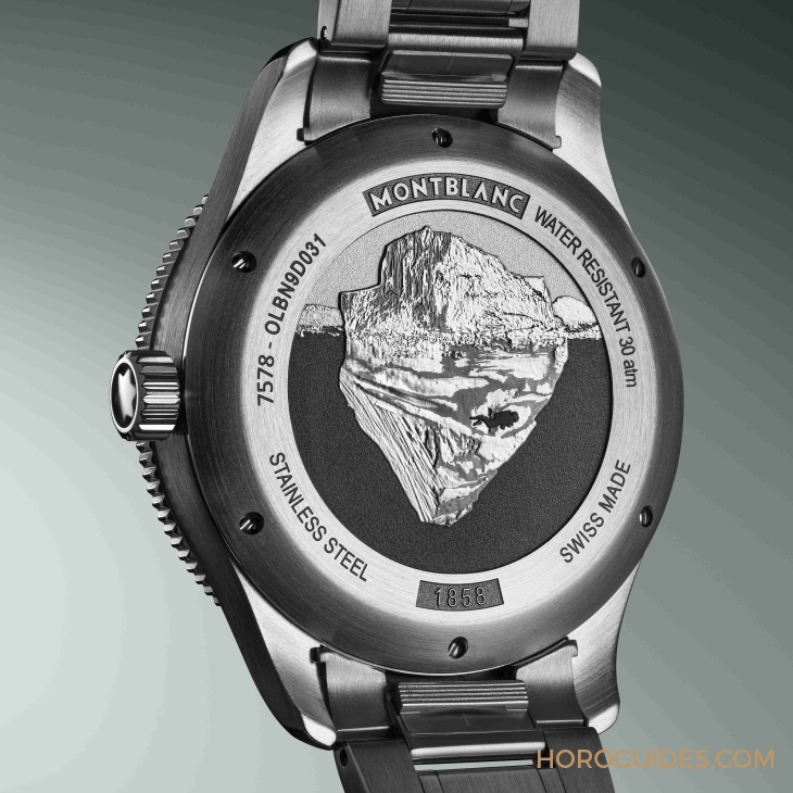 MONTBLANC - 1858 - 130793 - 直擊靈魂深處的冰裂紋！萬寶龍1858 Iced Sea運動潛水腕錶 極酷冰岩灰錶盤