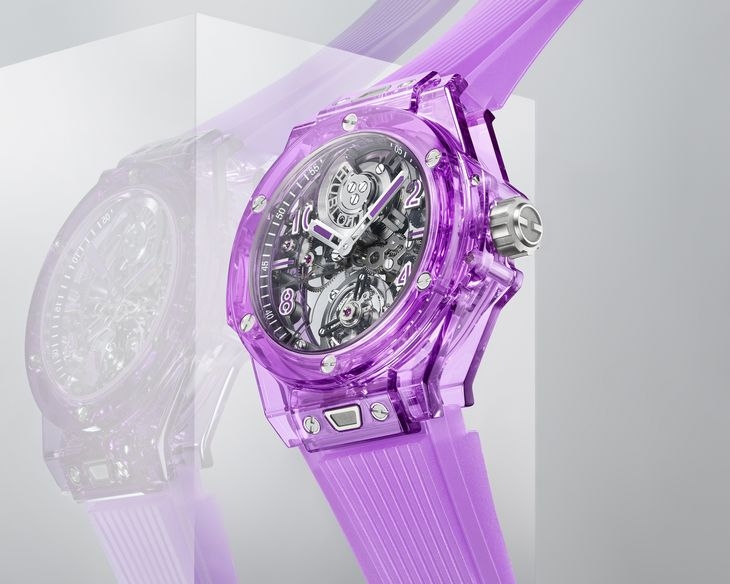 HUBLOT - BIG BANG - 429.JM.0120.RT - HUBLOT Big Bang 紫色藍寶石陀飛輪腕錶 吸睛度超乎期待的珍稀工藝傑作