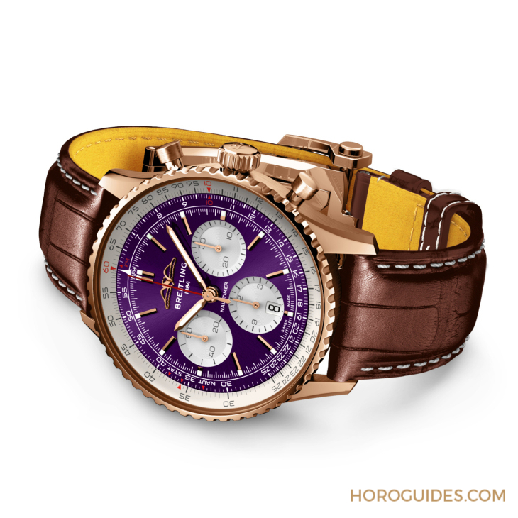 BREITLING - NAVITIMER 8 - RB01381A1Q1P1 - 大勢紫色貴氣外露 百年靈Navitimer B01台北101限量錶