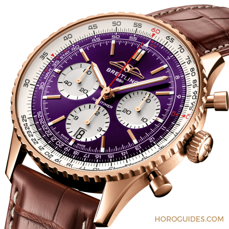 BREITLING - NAVITIMER 8 - RB01381A1Q1P1 - 大勢紫色貴氣外露 百年靈Navitimer B01台北101限量錶