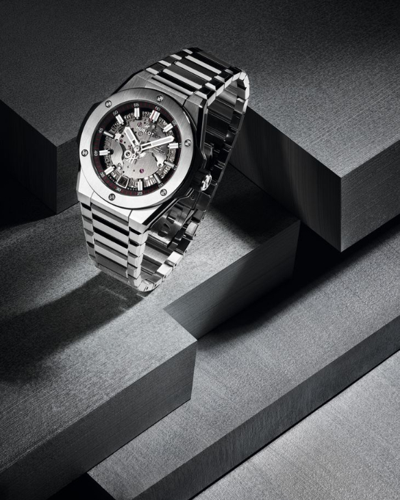 HUBLOT - BIG BANG - 456.NX.0170.NX.9804 - 西裝男也能有運動風| HUBLOT Big Bang Time Only三針鍊帶腕錶