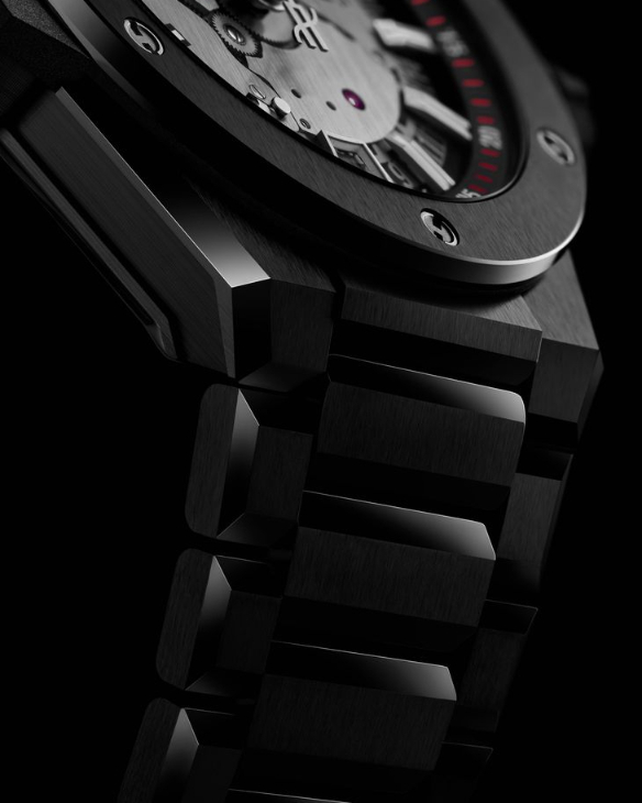 HUBLOT - BIG BANG - 456.NX.0170.NX.9804 - 西裝男也能有運動風| HUBLOT Big Bang Time Only三針鍊帶腕錶