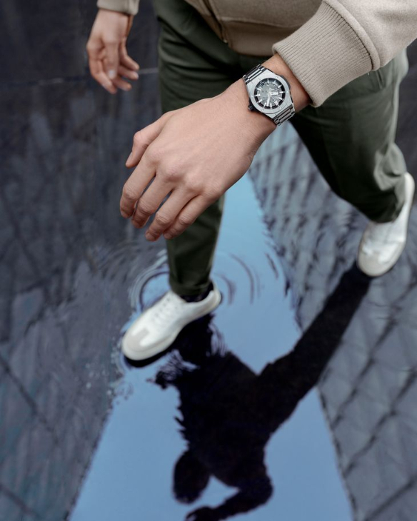 HUBLOT - BIG BANG - 456.NX.0170.NX.9804 - 西裝男也能有運動風| HUBLOT Big Bang Time Only三針鍊帶腕錶