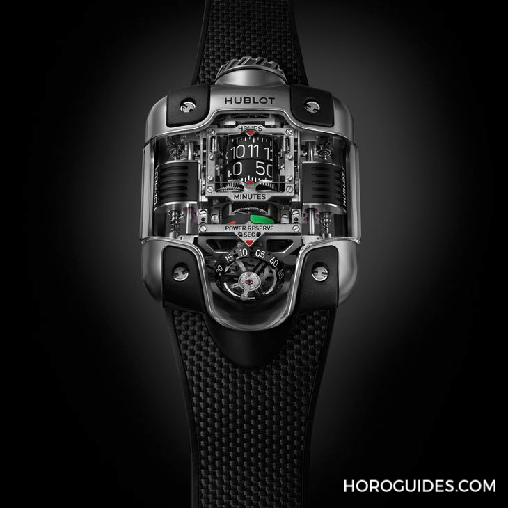HUBLOT - MP - 910.NX.0001.RX - HUBLOT MP-10雙垂直上鍊陀飛輪鈦金腕錶 顛覆傳統製錶的超前衛結構
