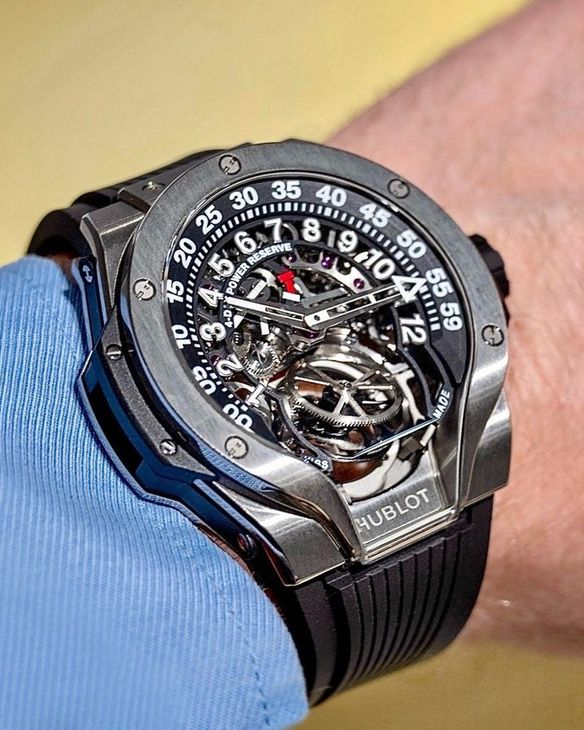 HUBLOT - BIG BANG - 913.NX.1170.RX - 夢幻級複雜工藝傑作降臨 宇舶Big Bang MP-13雙軸陀飛輪雙逆跳腕錶