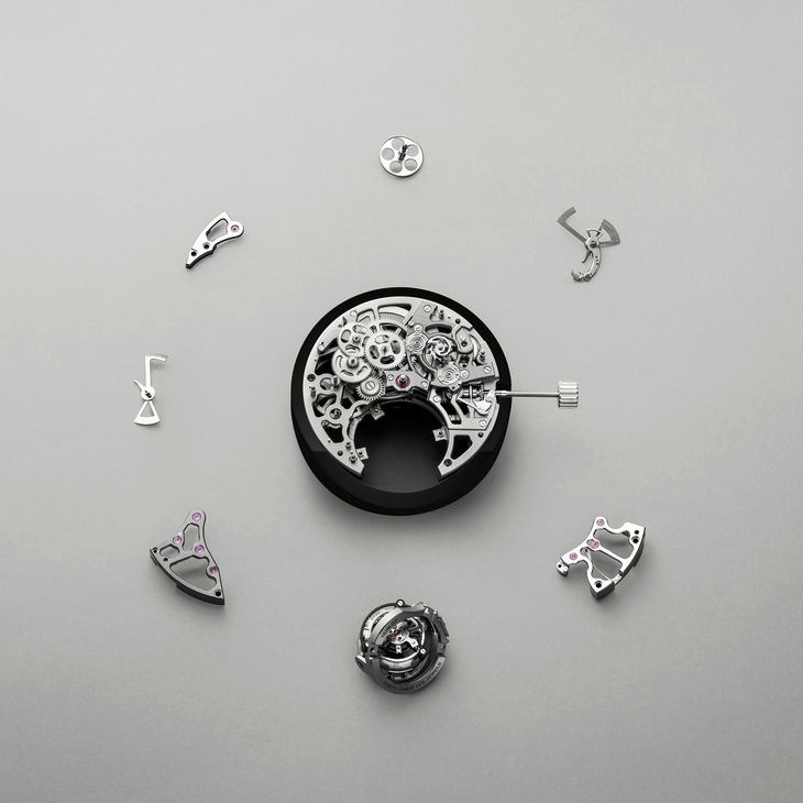 HUBLOT - BIG BANG - 913.NX.1170.RX - 夢幻級複雜工藝傑作降臨 宇舶Big Bang MP-13雙軸陀飛輪雙逆跳腕錶