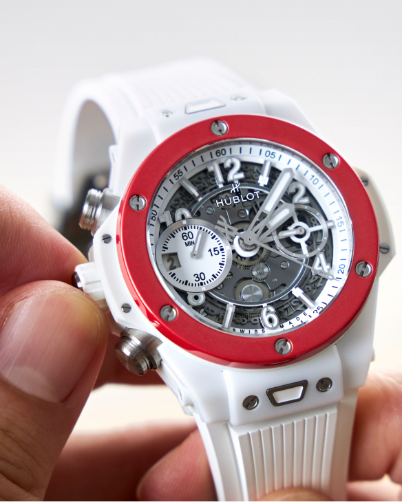 HUBLOT - BIG BANG - 441.HF.2210.RW.WBS24 - 2024最值得關注的計時碼錶特別版 HUBLOT Big Bang Unico左冠陶瓷計時碼錶