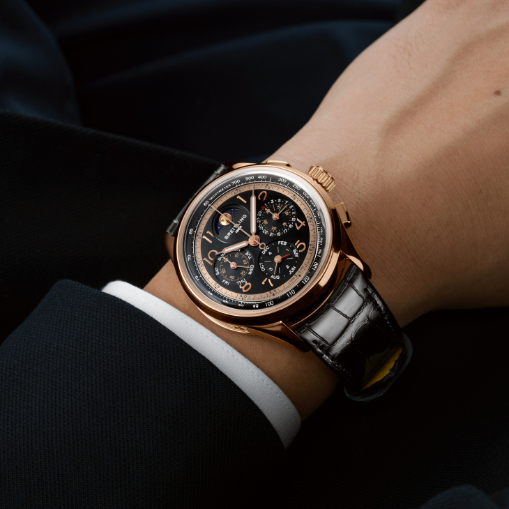 BREITLING - NAVITIMER - RB19101A1H1P1 - BREITLING 推出3款搭載全新萬年曆機芯的經典腕錶 為140週年誌慶