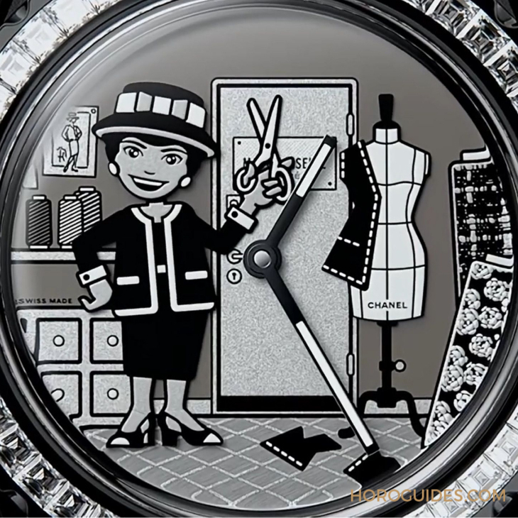 CHANEL - J12 - H9896 - 用獨立製錶的語彙 說著高級訂製服的故事|香奈兒自製機芯系列:Caliber 1 & Caliber 6