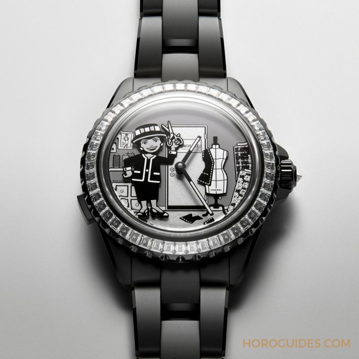 CHANEL - J12 - H9896 - 用獨立製錶的語彙 說著高級訂製服的故事|香奈兒自製機芯系列:Caliber 1 & Caliber 6
