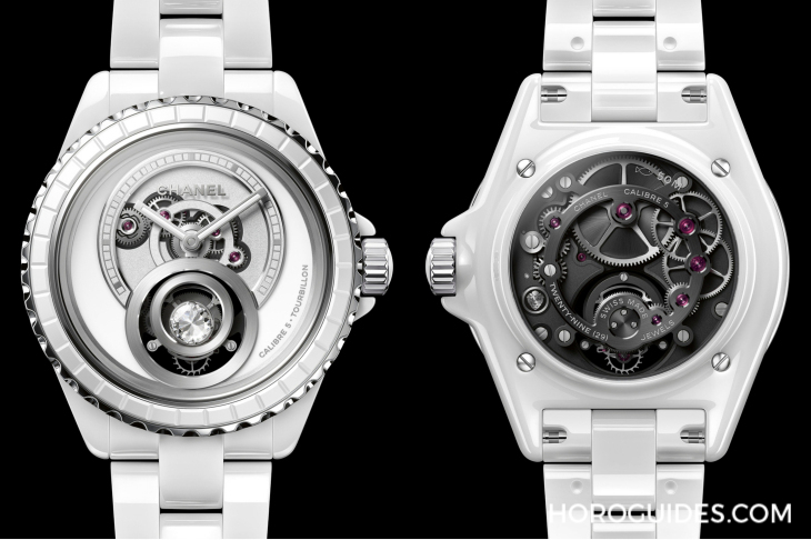 CHANEL - J12 - （J12 Caliber 5 鑽石陀飛輪腕錶） - 跨語境的複雜工藝｜香奈兒自製機芯系列：Caliber 5 & Caliber 5.1