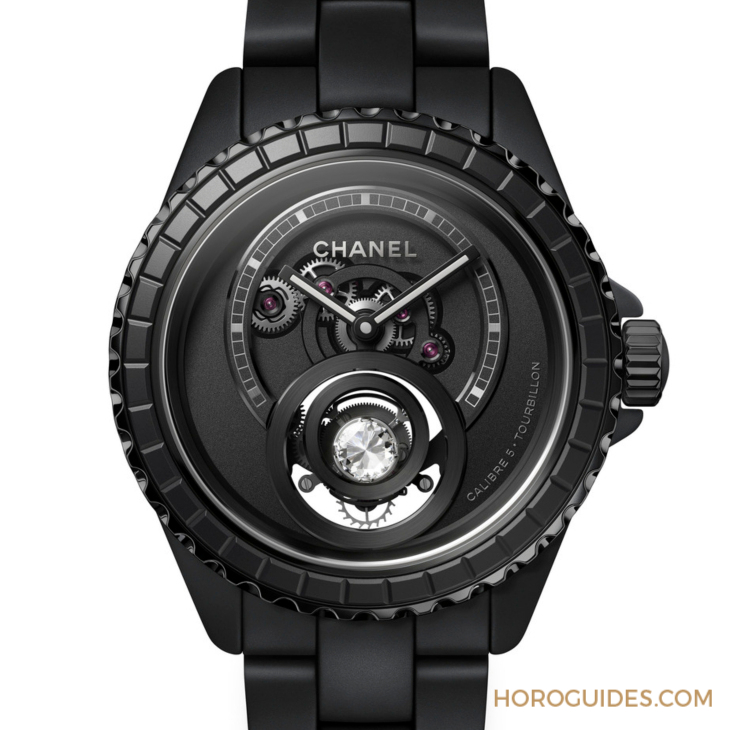 CHANEL - J12 - （J12 Caliber 5 鑽石陀飛輪腕錶） - 跨語境的複雜工藝｜香奈兒自製機芯系列：Caliber 5 & Caliber 5.1
