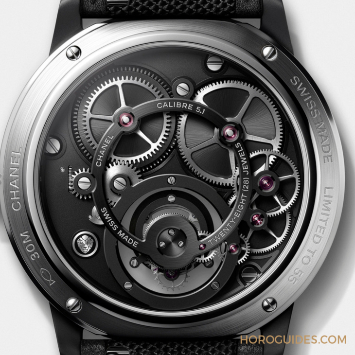 CHANEL - J12 - （J12 Caliber 5 鑽石陀飛輪腕錶） - 跨語境的複雜工藝｜香奈兒自製機芯系列：Caliber 5 & Caliber 5.1