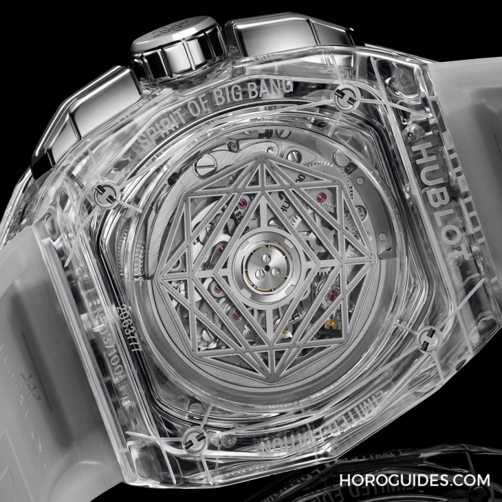 HUBLOT - SPIRIT OF BIG BANG - 648.EX.0151.RX.MXM24 - HUBLOT宇舶 SPIRIT OF BIG BANG SANG BLEU 計時碼錶 藝術與技術的巔峰之作 幾何美學的極致展現