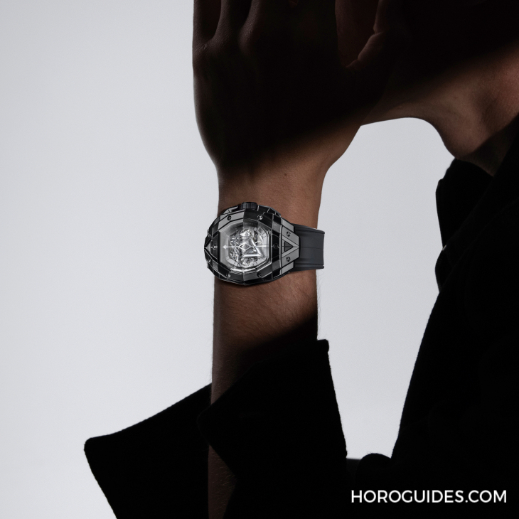 HUBLOT - SPIRIT OF BIG BANG - 648.EX.0151.RX.MXM24 - HUBLOT宇舶 SPIRIT OF BIG BANG SANG BLEU 計時碼錶 藝術與技術的巔峰之作 幾何美學的極致展現