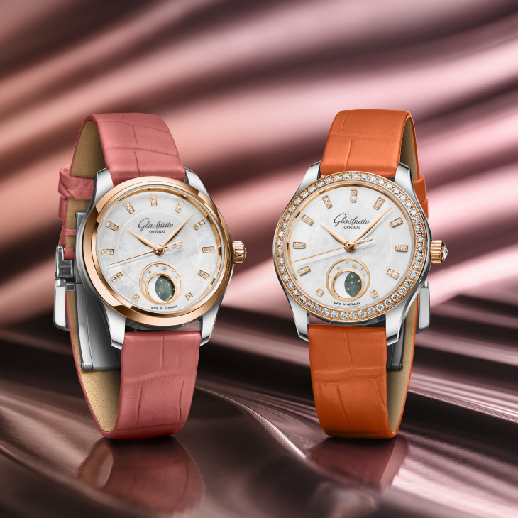 GLASHÜTTE ORIGINAL - LADIES - 1-35-14-01-06-04 - 格拉蘇蒂原創 Serenade Luna 小夜曲月相腕錶四款新作：在設計與機芯中尋找搭配的精準解答
