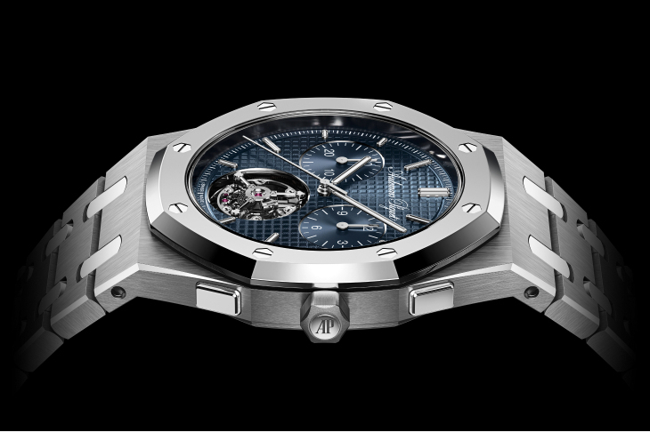 AUDEMARS PIGUET - ROYAL OAK - 26545XT.OO.1240XT.01 - Audemars Piguet愛彼Royal Oak皇家橡樹Jumbo超薄自動上鍊飛行陀飛輪計時碼錶RD#5：定義下一世紀的計時機制