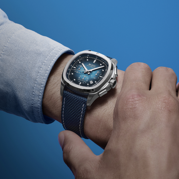 MIDO - MULTIFORT - M049.527.11.081.00 - 轉動復古旋鈕 鎖定你的腕間頻道│MIDO Multifort TV Chronograph 玩錶筆記