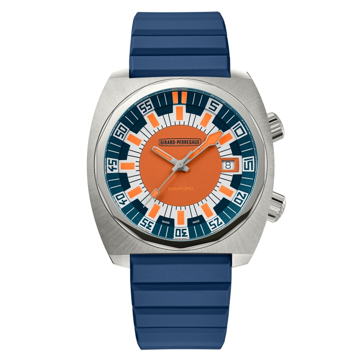 GIRARD-PERREGAUX - DEEP DIVER - 39500-21-3266-6CX - GP攜手Bamford演繹復古潛水風格，全新Deep Diver限量上市