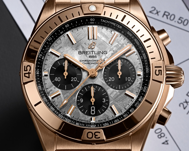 BREITLING - CHRONOMAT - RB01347A1F1S1 - 隕石獨步，征服球場｜百年靈攜手曼城球星「魔人」哈蘭德推出Chronomat限量腕錶