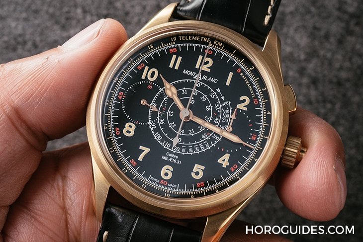 MONTBLANC - 1858 - 119910 - MONTBLANC 超值追針計時碼錶-1858 Split Second Chronograph