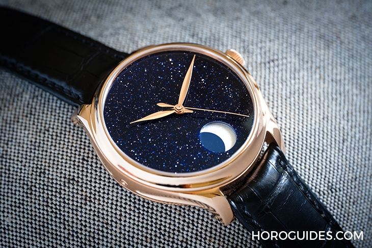 H. MOSER & CIE - ENDEAVOUR - 1801-1201 - 高級製錶的叛逆靈魂 | H. MOSER & CIE.勇創者恆動月相砂金石概念腕錶