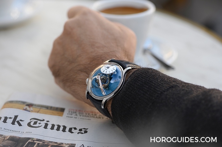 MB&F - LEGACY MACHINES - 06.PL-BL - 全球最快！MB&F Legacy Machine Thunderdome 三軸調速機制