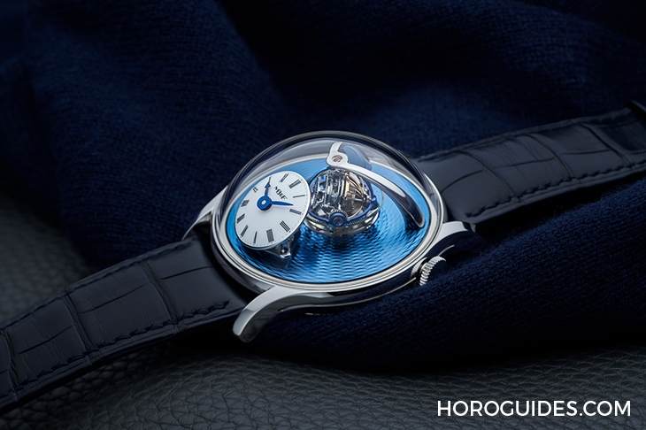 MB&F - LEGACY MACHINES - 06.PL-BL - 全球最快！MB&F Legacy Machine Thunderdome 三軸調速機制