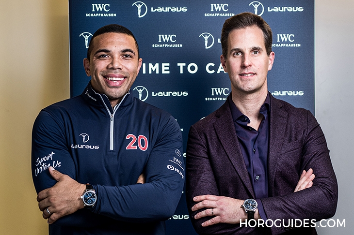 IWC - PORTUGIESER - IW515301 - IWC 公益藍面「勞倫斯體育公益基金會」特別版:葡萄牙系列首款手動上鍊單按鈕計時腕錶