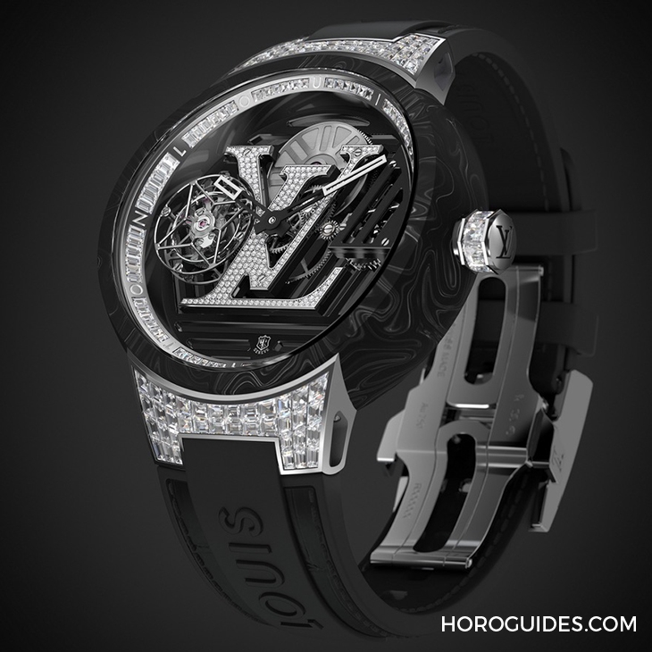 LOUIS VUITTON - 未來式美學|路易威登Tambour Curve Flying Tourbillon日內瓦印記腕錶