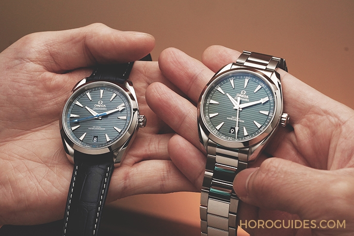 OMEGA - SEAMASTER - 220.10.41.21.10.001 - OMEGA海馬系列Aqua Terra綠色面盤新登場