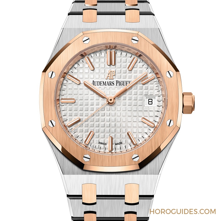 AUDEMARS PIGUET - ROYAL OAK - 77350SR.OO.1261SR.01 -  全新尺寸來了!愛彼34mm皇家橡樹系列自動上鍊腕錶
