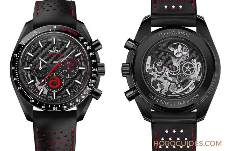 OMEGA - SPEEDMASTER - 311.92.44.30.01.002 - 黑與紅,力與美|歐米茄超霸系列月之暗面Alinghi腕錶