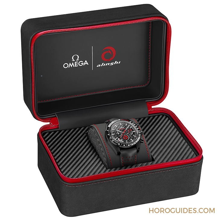 OMEGA - SPEEDMASTER - 311.92.44.30.01.002 - 黑與紅,力與美|歐米茄超霸系列月之暗面Alinghi腕錶