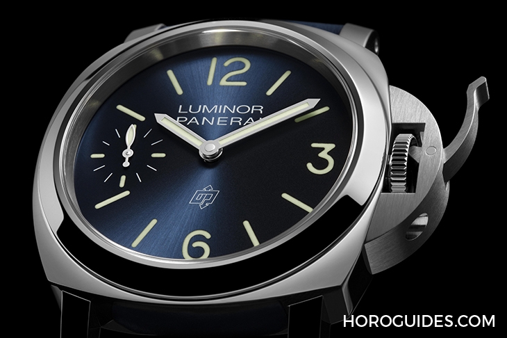 PANERAI - LUMINOR - PAM01085 - 首見OP logo搭藍面|沛納海Luminor Blu Mare腕錶