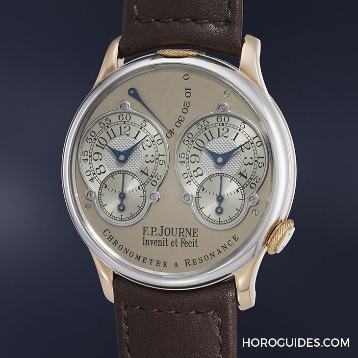 F.P.JOURNE - CLASSIQUE - chronomètre à resonance - 獨立製錶錶王候選人？F.P JOURNE「名錶薈萃─日內瓦XI」拍出高價