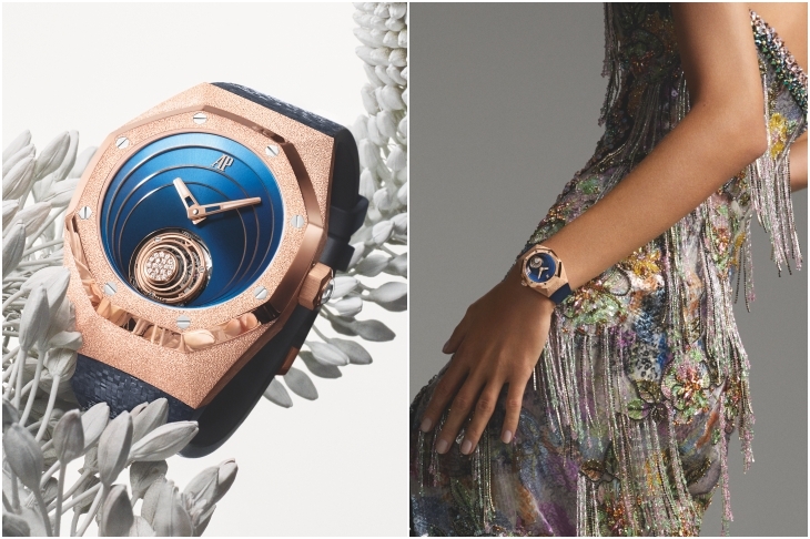 AUDEMARS PIGUET - ROYAL OAK - 77350SR.OO.1261SR.01 - 愛彼攜手高級訂製服品牌Ralph&Russo走上伸展台